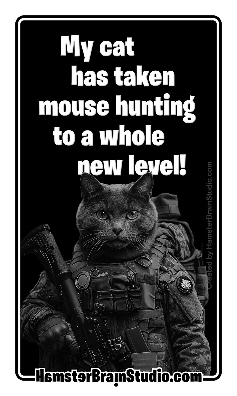 Cat and mouse hunting