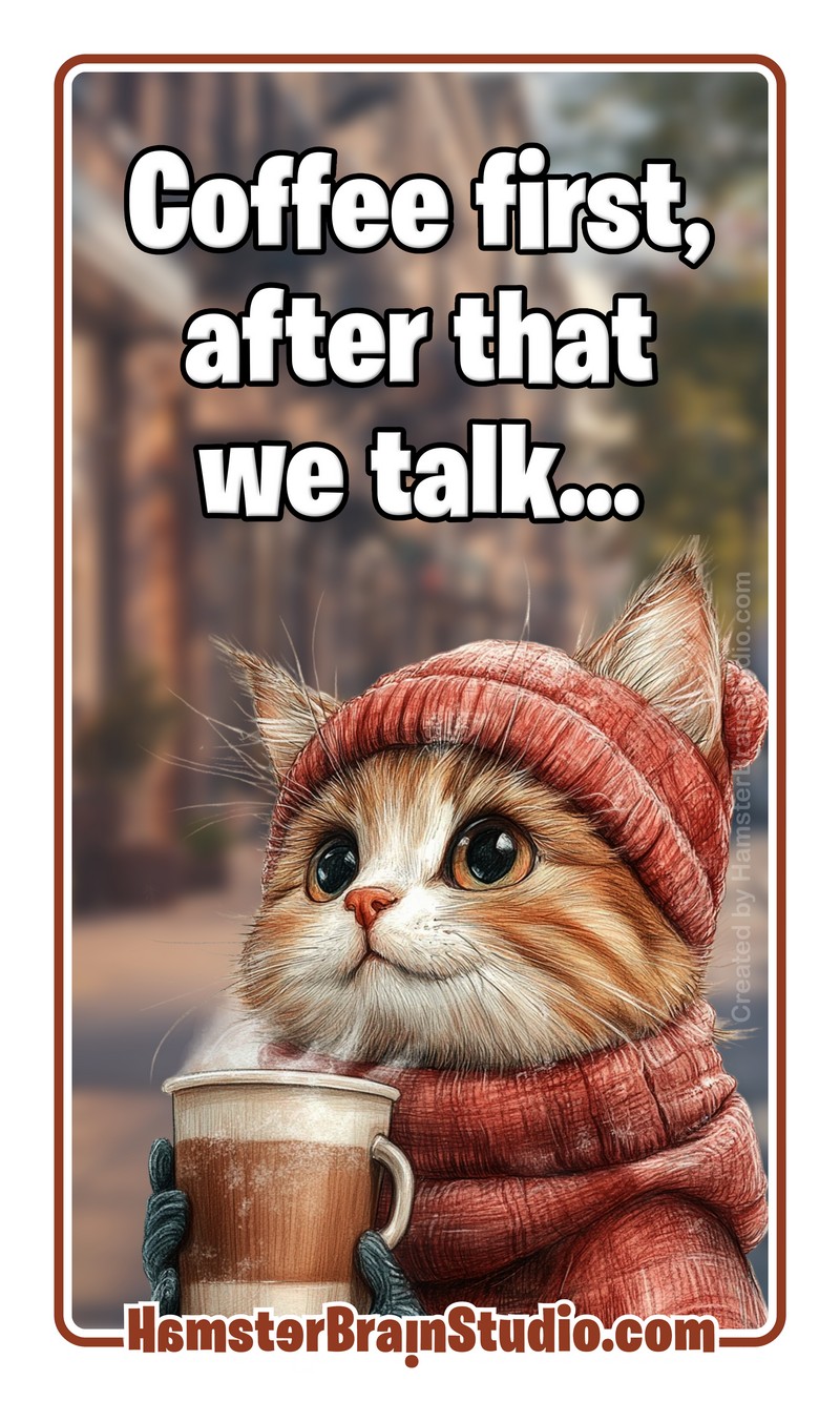 Coffee and cats or kat