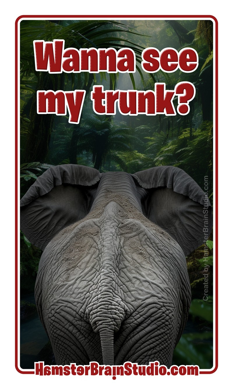 Want to see my trunk?
